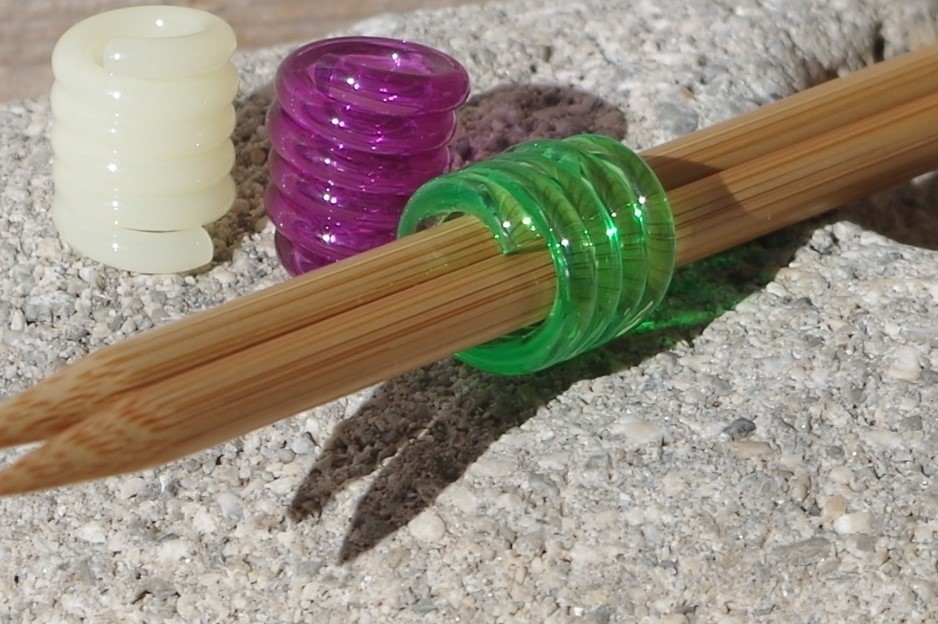Support en spirale pour aiguilles à tricoter Clover