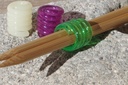 Support en spirale pour aiguilles à tricoter Clover