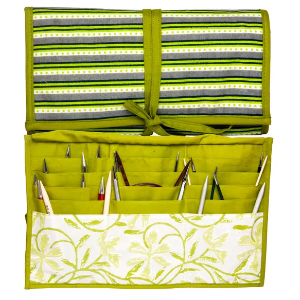 KnitPro Etui Greenery pour aiguilles circulaires fixes