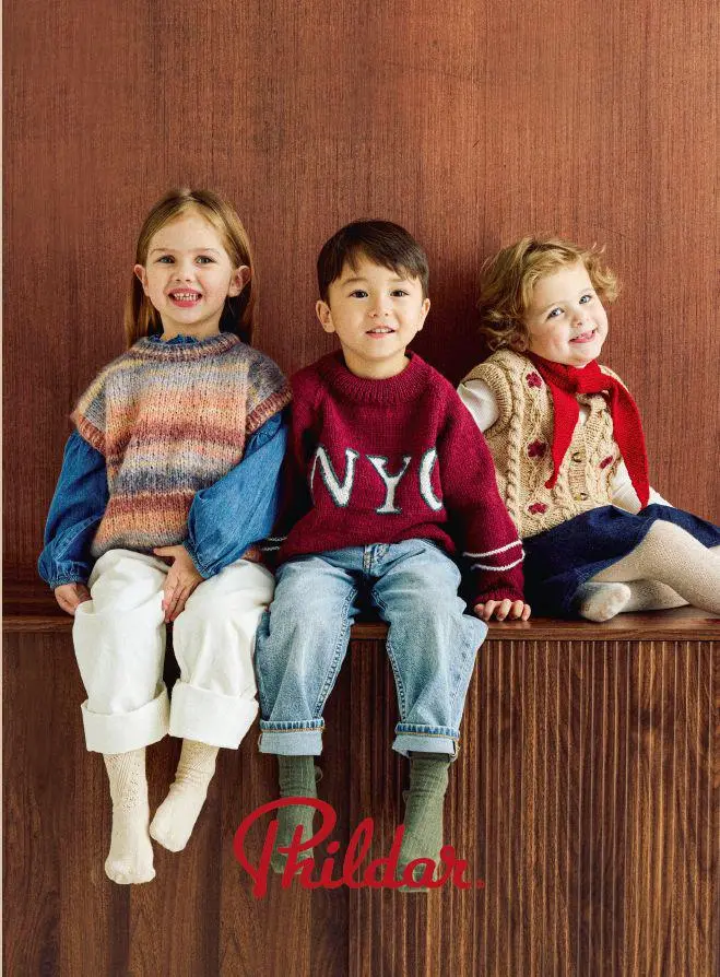Phildar No 278 Enfants tricot Fils piliers