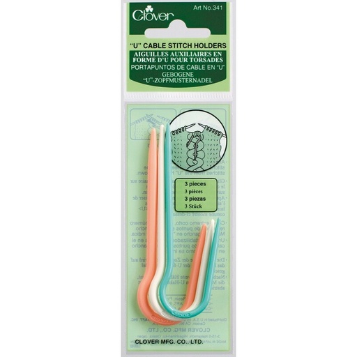 Aiguilles à torsades en U Clover (3 tailles)