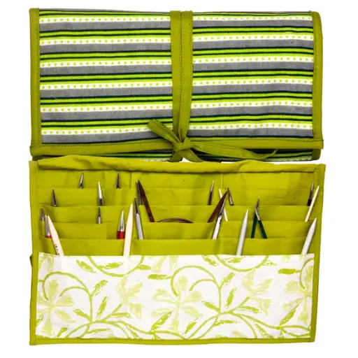 KnitPro Etui Greenery pour aiguilles circulaires fixes