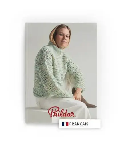 Phildar No 283 Femme Tricot fils fantaisie